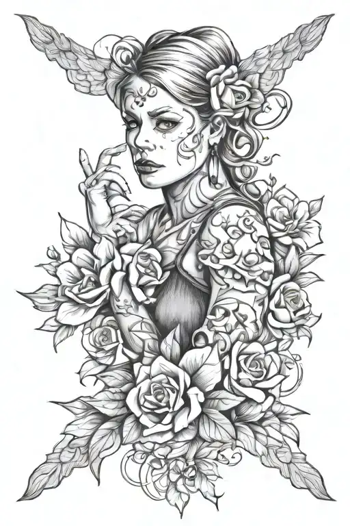 domestic abuse survivor tattoo design idea