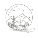 come up with a cool tattoo design that encapsules my homeland, sweden, as well as california where i live now. I want it tattoo design idea