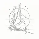 come up with a cool tattoo design that encapsules my homeland, sweden, as well as california where i live now. I want it tattoo design idea