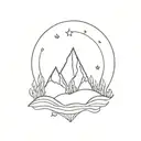 come up with a cool tattoo design that encapsules my homeland, sweden, as well as california where i live now. I want it tattoo design idea