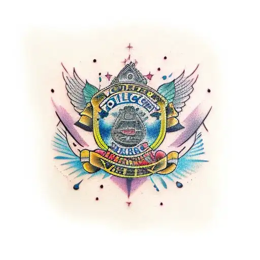 Fuck Cops tattoo design idea