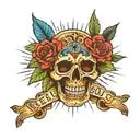 rebel soul napis tattoo design idea