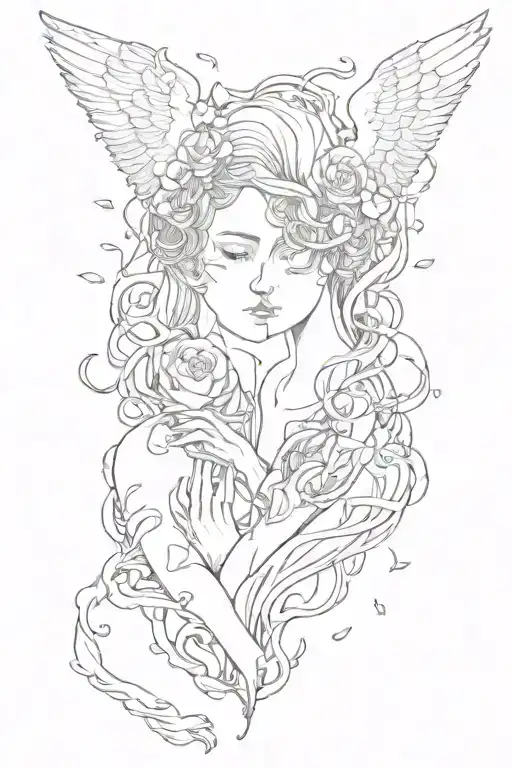 pouring out my heart to a stranger  tattoo design idea