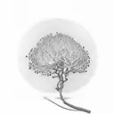 mustard seed tree branch tattoo design idea