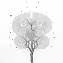 mustard seed tree branch tattoo design idea