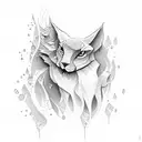 waterfall tattoo design idea