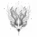 waterfall tattoo design idea