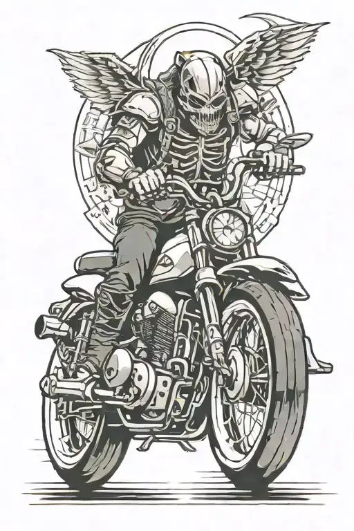Metallica, moto, basketball, New Traditional and Traditional Tattoo tattoo design idea