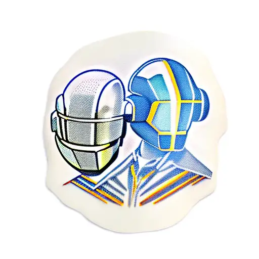 daft punk tattoo design idea