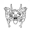 highschool wrestler tattoo design idea