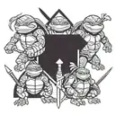 ninja turtles all tattoo design idea