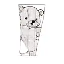 a teddy bear tattoo design idea
