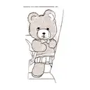a teddy bear tattoo design idea