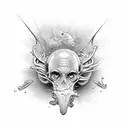 Black Dingus tattoo design idea