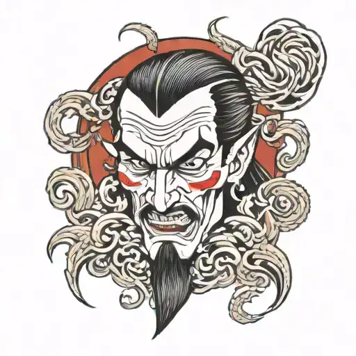 Dracula tattoo design idea