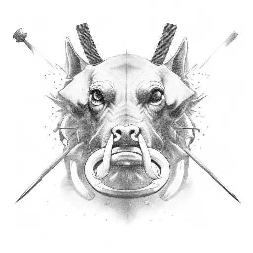 butcher and bolt tattoo design idea