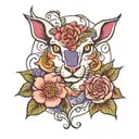 milk Isuca plaple tattoo design idea
