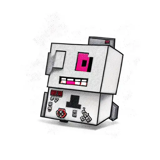 super meat boy tattoo design idea