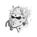 riff raff for life tattoo design idea