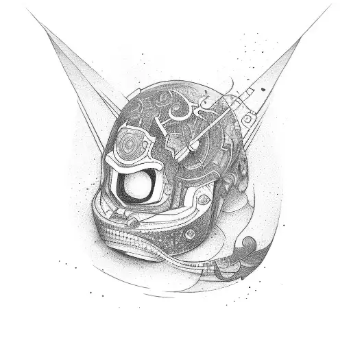 visual approach slope indicator tattoo design idea