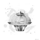  airport runway tattoo design idea