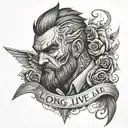 Long Live Darius tattoo design idea