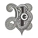 the date 1971 on the elbow part tattoo design idea