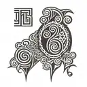 the date 1971 on the elbow part tattoo design idea