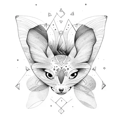 Soleil avec papillon tattoo design idea