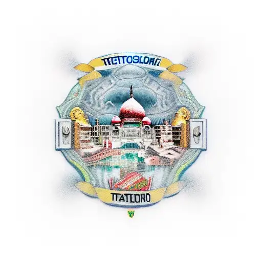 most iconic tourists locations from each region of italy blended into one tattoo tattoo design idea