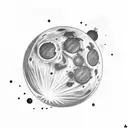 Bloodmoon tattoo design idea