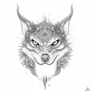 Bloodmoon tattoo design idea