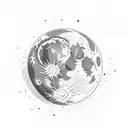 Bloodmoon tattoo design idea