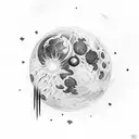 Bloodmoon tattoo design idea