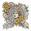 abba amma tattoo design idea