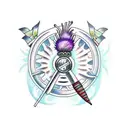 scottish thistle tattoo design idea