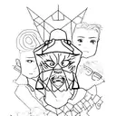 bts tattoo design idea