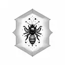 beehive tattoo design idea