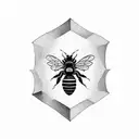 beehive tattoo design idea