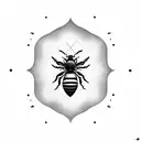 beehive tattoo design idea