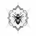 beehive tattoo design idea