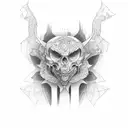 bipolar tattoo design idea