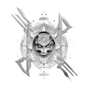 roman numeral 3 tattoo design idea