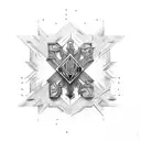 roman numeral 3 tattoo design idea