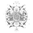 gemini zodiac tattoo design idea