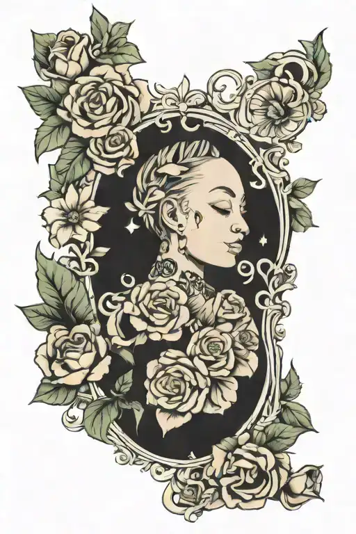 The Divine Feminine Mac Miller Album Cover Beautiful Font tattoo design idea