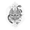 chemistry tattoo design idea