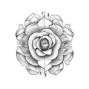 flor de hade tattoo design idea