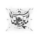 Marathon Continues flags tattoo design idea