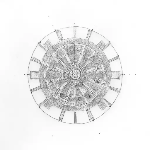 wheel of time tattoo design idea